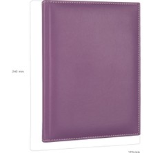 2K Kareli Defter Diplomat 17 x 24 cm Lila