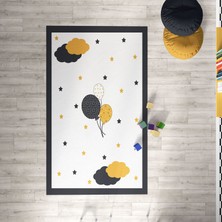 Mekta Home Balonlu Çocuk ve Bebek Odası Dekoratif Halı  MKTH-002