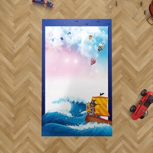 Mekta Home  Antialerjik Dekoratif Bebek Odası Halısı MKTH-047