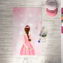 Mekta Home   Makinede Yıkanabilir Kolay Temizlenebilir Çocuk Halısı MKTH-069