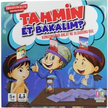 Hobi Eğitim Dünyası - Tahmin Et Bakalım - Eylemler /
Çocuklar, eylemleri anlatırken sözlü ifade becerilerini geliştirecek. Eğlenceli bir etkinlik için siz de edinebilirsiniz.