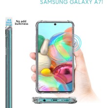 CaseUp Samsung Galaxy A71 Caseup Titan Crystal Şeffaf Kılıf