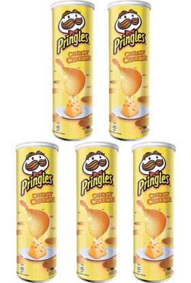 Pringles Nacho Cheesy Cheese Peynirli 165 gr 5'li