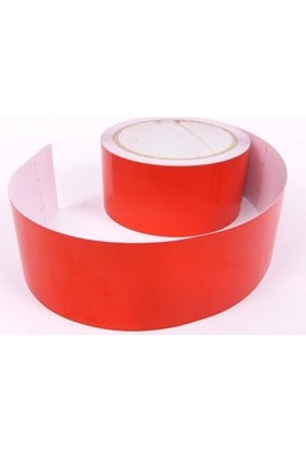 Sel-Tape Reflektif Fosforlu Bant 50 mm x 23 m Kırmızı