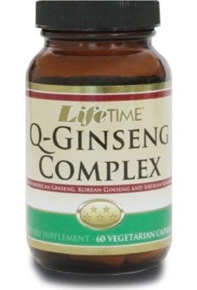 Life Time Q-Ginseng Complex Veggie 60 Capsules