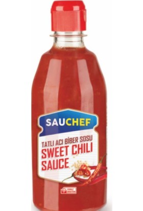Sauchef Sweet Chili Sos Pet Şişe Yemeklik Sos 570 gr