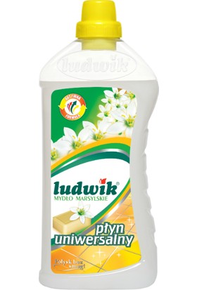 Ludwik Beyaz Sabun ve Beyaz Çiçek Kokulu Yüzey Temizleyici 1 lt