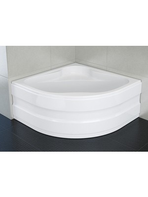 Sırduş Oval Mini Küvet 90 x 90 x 44 Sırduş Duşakabinsiz