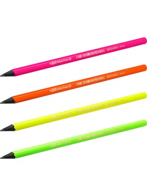 Bic Evolution Fluo Kurşun Kalem 12'li Kutu