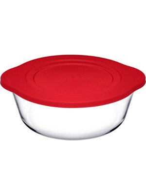 Paşabahçe Borcam Plastik Kapaklı Yuvarlak Tencere 59133 840cc