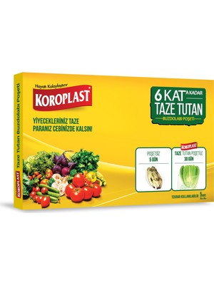 Koroplast Taze Tutan Buzdolabı Poşeti