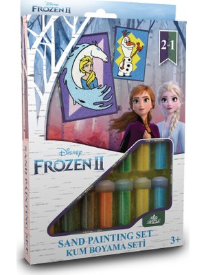Red Castle Kum Boyama Seti Karlar Ülkesi Elsa ve Olaf Temalı 2 Parça 5-12 Yaş İçin Eğlenceli Aktivite