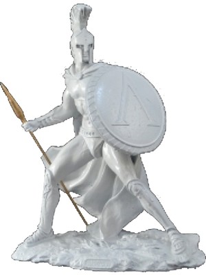 Pol & Art Hyk 140 Polyester Savaşçı Heykel Biblo 34 x 26 cm