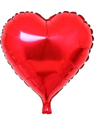 Festivall Folyo Balon İçi Dolu Kalp Küçük Boy Kırmızı 18''