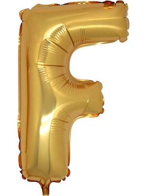 Festivall Gold Folyo Balon F Harfi 90 cm