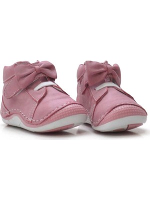 Şeker Bebe Deri İlk Adım Kız Bebek Ayakkabı