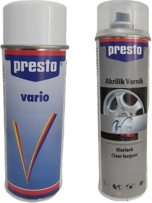 Presto Bmw Metalik Safir Siyahı Sprey Rötuş Boya Seti