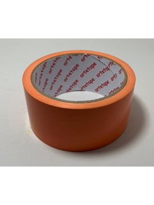 Artetape 45 mm x 33 metre PVC Turuncu Cam Sabitleme Bandı Renk: Turuncu Özellikli