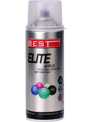 Best Elite 9007 Koyu Metal Gri Akrilik Sprey Boya 400 Ml