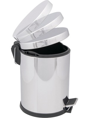 Hafele Plack Çöp Kutusu Krom Parlak 5lt