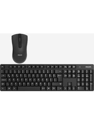 Philips C501 SPT6501B/00 Türkçe Q Kablosuz Klavye Mouse Seti