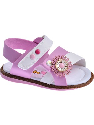 Şirin Bebe Kiko Kids Kız Çocuk İlk Adım Sandalet Şb 2301-10