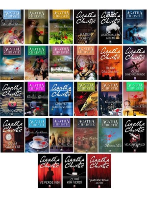 Cinayet Randevusu - Ve Perde İndi - Zehri Kim Verdi - 27 Kitap - Agatha Christie
