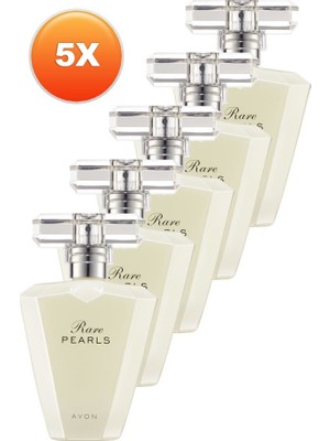 Avon Rare Pearls Kadın Parfüm Edp 50 Ml. Beşli Set