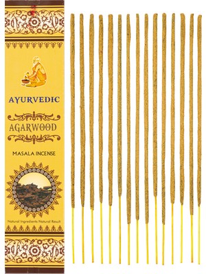 Ayurvedic Agarwood Öd Ağacı Masala Organik Tütsü