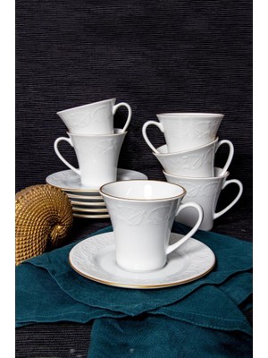 Güral Porselen Bahar Dalı Çay Fincan Takımı BHD02CT23