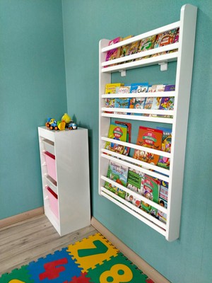 Emdief Home Safir Serisi 4 Raflı Montessori Kitaplık