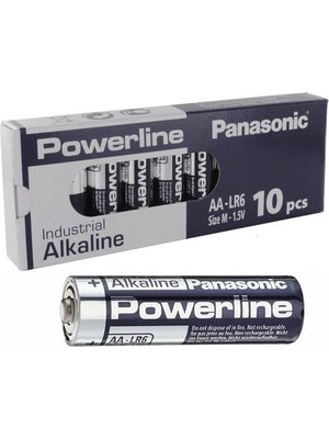 Panasonic Powerline Alkaline LR06 AA Kalem Pil 10'lu