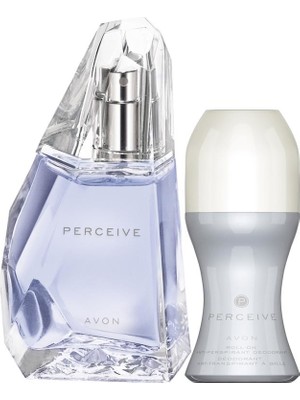 Avon Perceive Kadın Parfüm ve Roll-On Seti 50 ml + 50 ml – Çiçeksi Ferah ve Kalıcı Koku, Günlük Kullanım ve Hediyelik