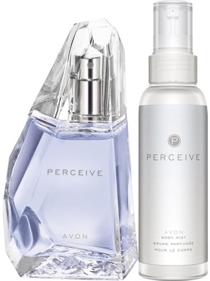 Avon Perceive Kadın Parfüm ve Vücut Spreyi Seti - Ferah ve Çiçeksi Koku, 50 ml + 100 ml, Hediyelik, Uzun Süre Kalıcı, Günlük Kullanım için Uygun