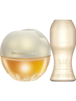 Avon Incandessence Kadın Parfüm ve Roll-On Seti - Çiçeksi Aroma, 2×50 ml, Özel Hediye, Uzun Süre Kalıcı ve Günlük Kullanıma Uygun
