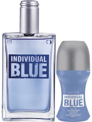 Avon Individual Blue Erkek Parfüm ve Roll-On Seti - Ferah ve Kalıcı Mavi Koku, 100 ml + 50 ml, Hediyelik, Günlük Kullanım için İdeal