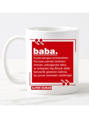 Nilhediye Babalar Günü Hediyesi Kupa Bardak