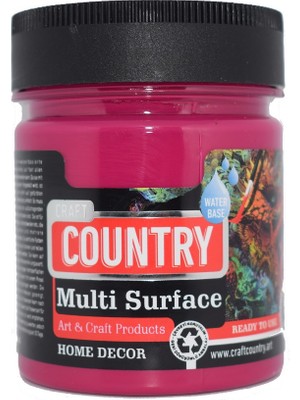 Craft Country Multi Surface Hobi Boyası 120 cc 1040 Fuşya