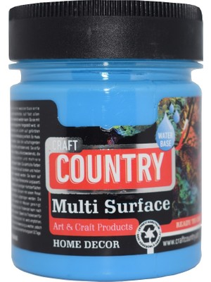 Craft Country Multi Surface Hobi Boyası 120 cc 1052 Açık Mavi
