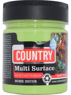 Craft Country Multi Surface Hobi Boyası 120 cc 1074 Fıstık Yeşili