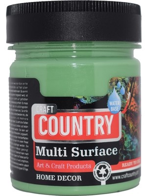 Craft Country Multi Surface Hobi Boyası 120 cc 1076 Çağla Yeşili