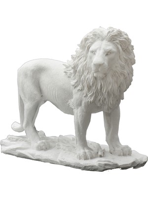 Pol & Art HYK 16 Polyester Aslan Heykel Biblo 35 x 25 cm