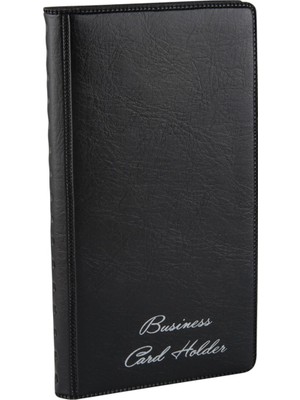 2K Biala 3 Sıralı 120 Kart Kapasiteli Kartvizitlik 12 x 21 cm Siyah