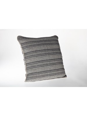 Doqu Home Siesta Dekoratif Kırlent Kılıfı Gri