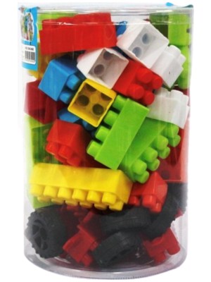 Deniz Plastik Asetat Kutuda Blok Oyuncak - 72 Parça