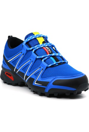 Mavi Zigzag Taban Erkek Spor Ayakkabi