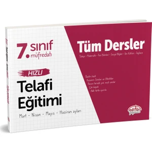 Editör Yayınları 7. Sınıf Tüm Dersler Hızlı Telafi Eğitimi