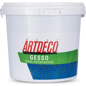 BEYAZ Gesso Tuval Astar Boyası 1000 ml.
