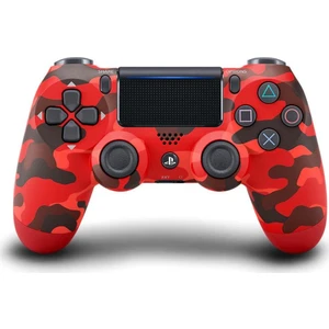 PS4 Dualshock 4 V2 Gamepad  Kol - Kırmızı Kamuflaj Teşhir