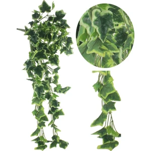 Yapay Sarmaşık Yeşil Beyaz Hedera Gerçek Görünüm Yapay Çiçek